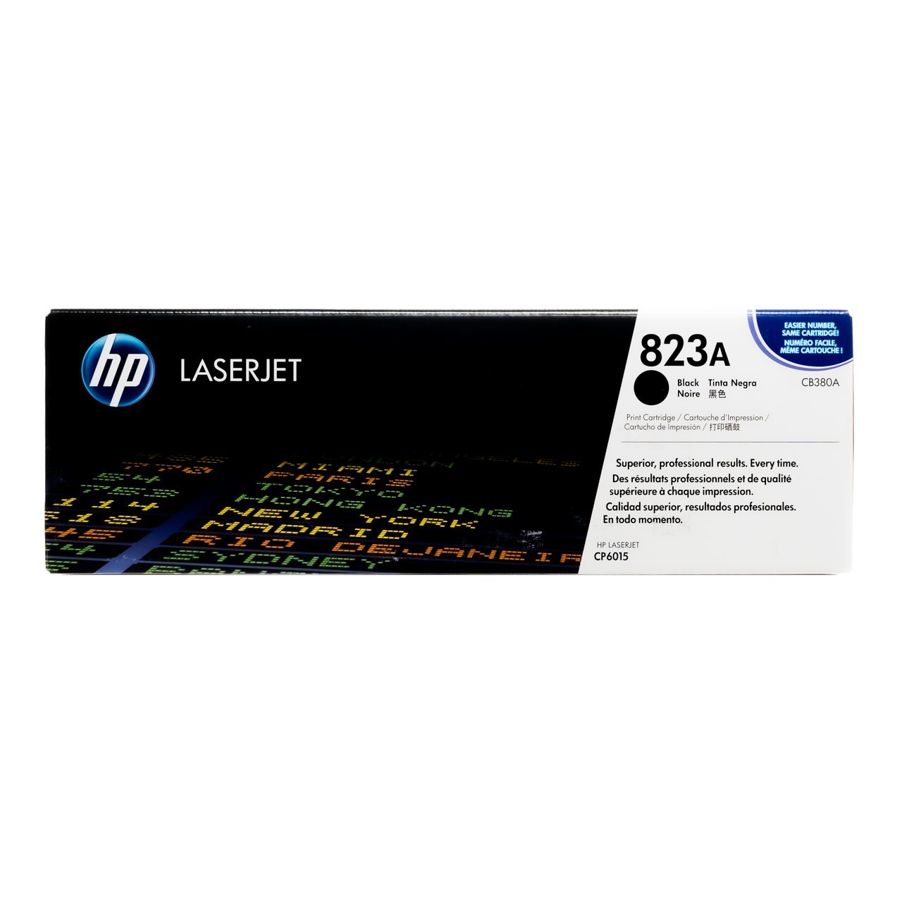 HP 823A CB380A Black LaserJet Toner Cartridge Genuine OEM CP6015
