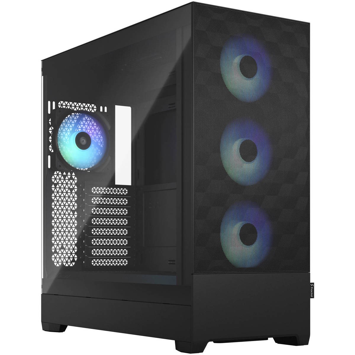 Fractal Design Pop XL Air RGB Clear TG E-ATX Full-Tower Case, Black