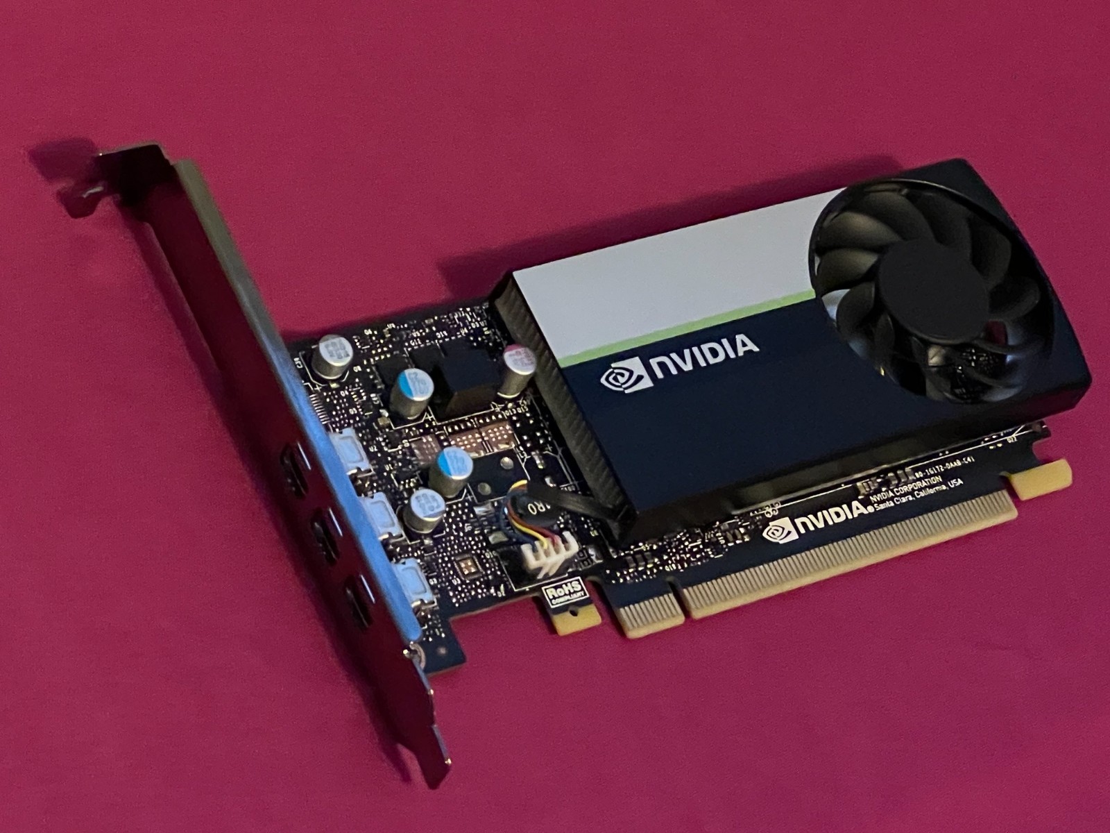 HP NVIDIA T400 4GB GDDR6 Graphics Card N02453-002 N02795-002 3x Mini DP - USED