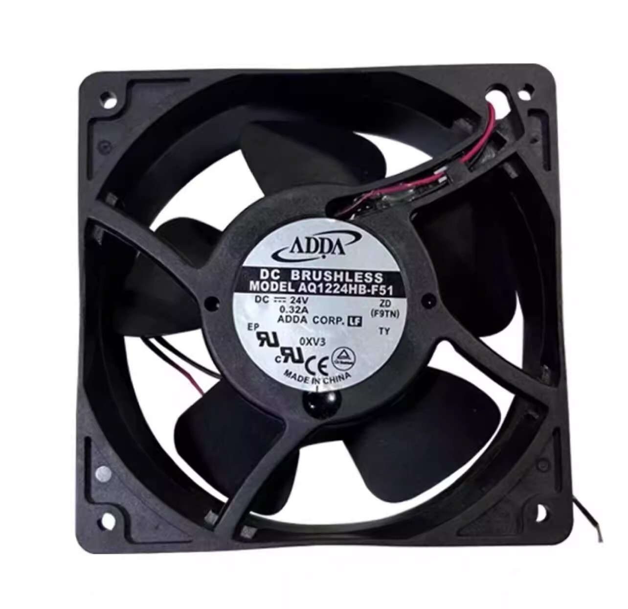 ADDA AD1224HB-F51 DC24V 0.32A 120*120*38MM Ball Cooling Fan