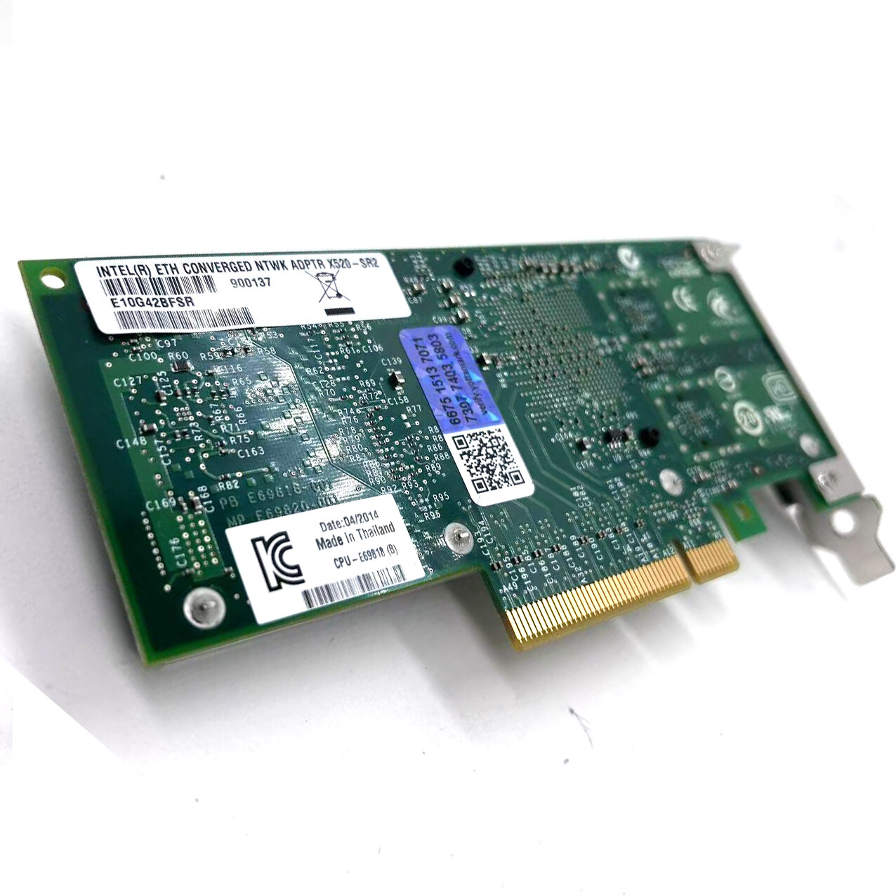 PCIE Intel X520-SR2 Dual Ports 10Gigabit Ethernet Converged Network Adapter,