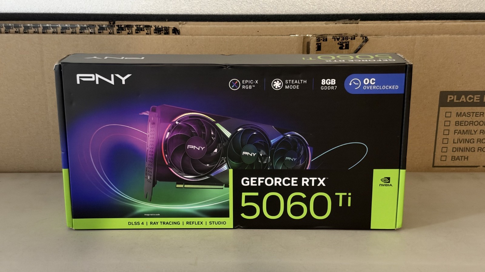 NEW PNY GeForce RTX 5060 Ti 8GB GDDR7 OC RGB DLSS 4 Graphics Card
