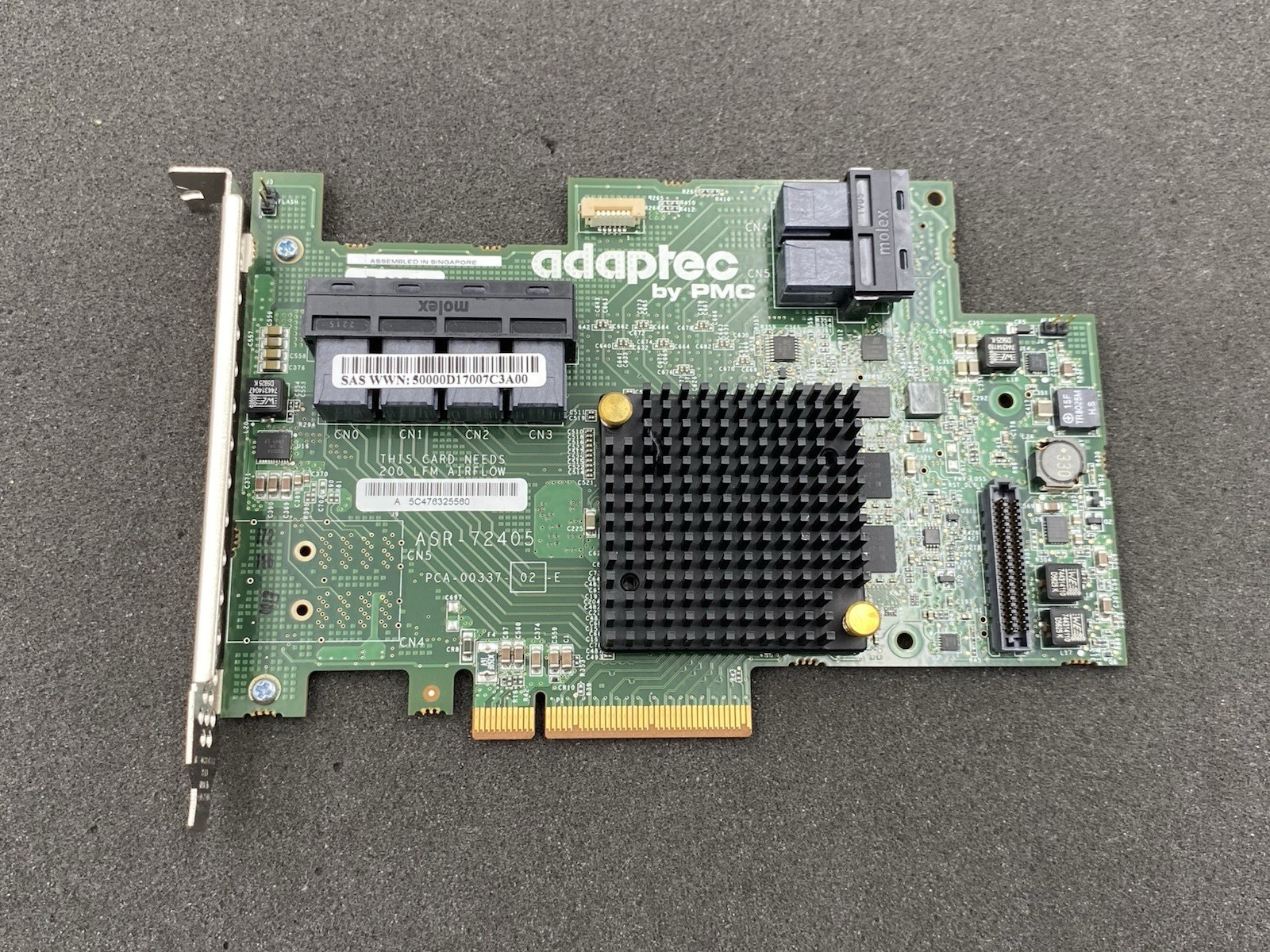 Adaptec ASR-72405 24-Port RAID Controller 6Gb/s SAS/SATA PCIe Gen3 x8 1GB Cache