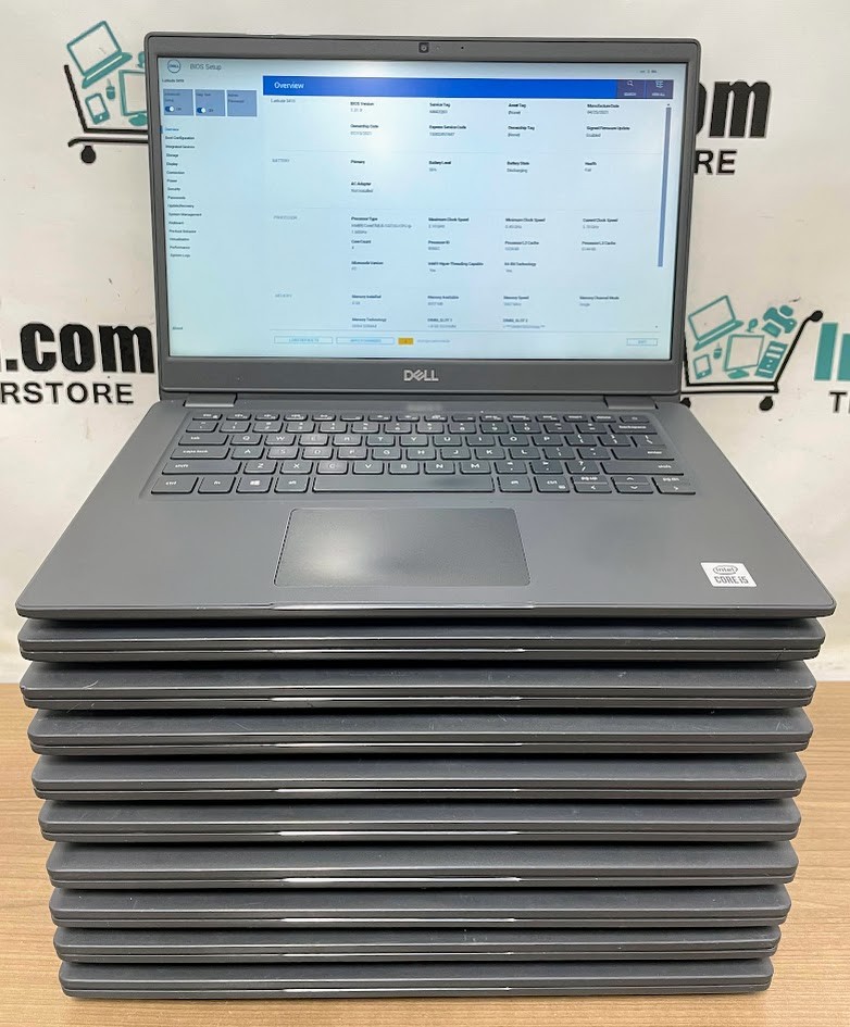 LOT 10 Dell Latitude 3410 14'' Intel i5-10210U 1.60GHz 8gb RAM NO SSD Read