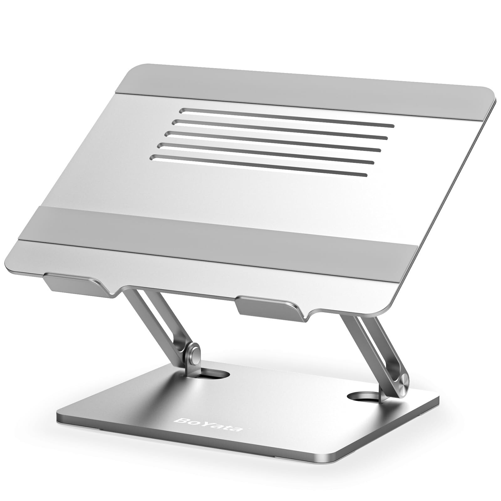Laptop Stand Adjustable Laptop Riser with Slide-Proof Silicone and Protective...