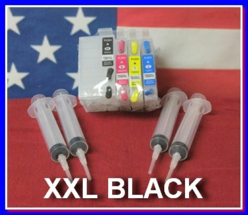 Compatible  XXL Refillable Cartridges For Epson Stylus NX530, and Stylus NX625