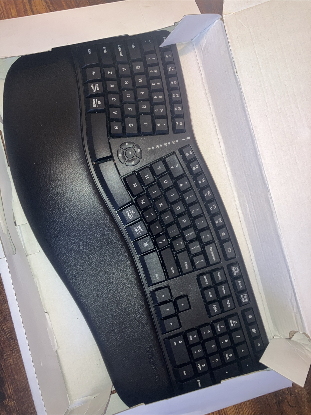 Meetion DirectorW Wireless Ergonomic Keyboard Black