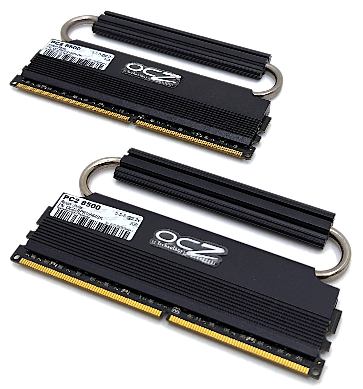 OCZ Reaper Series 4GB Kit (2x2GB) PC2-8500 DDR2 1066 MHz RAM DIMM OCZ2RPR10664GK