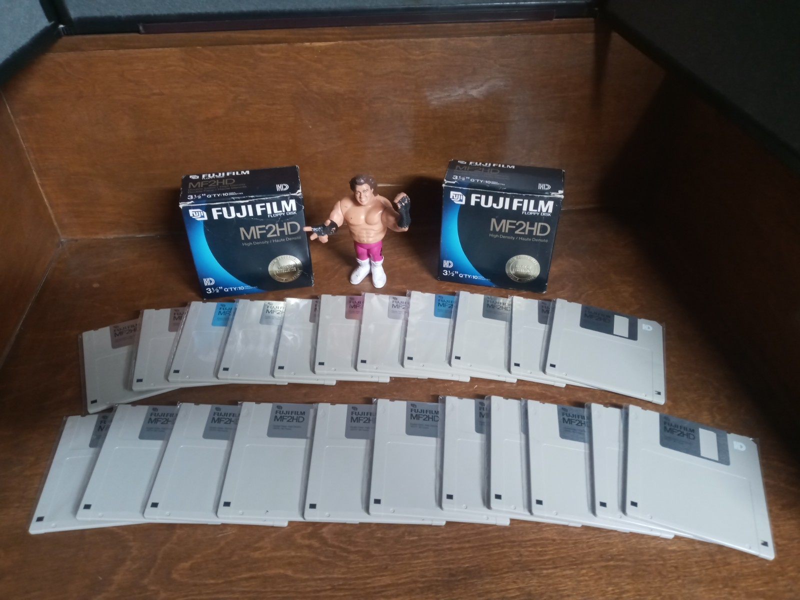 Fujifilm MF2HD Double Sided Double Density Floppy Disks 3.5" Total 22 Disks NEW