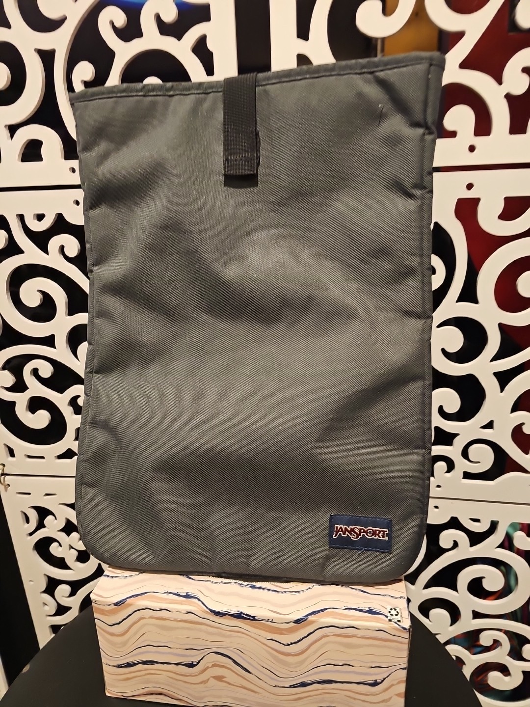 JanSport Womens Gray  Laptop Computer 16x12 Pad Bag Sleeve Case