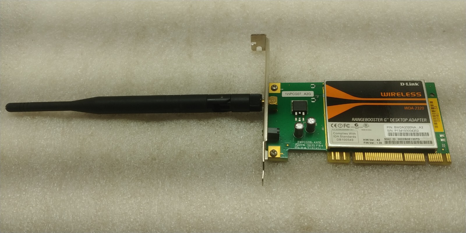 D-LINK Wireless RANGEBOOSTER G DESKTOP ADAPTER - WDA-2320 