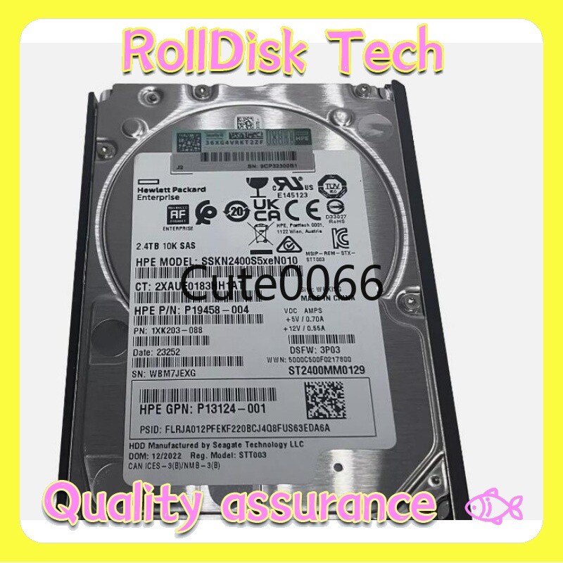 Open Box HP R0Q05A 2.4TB SAS 2.5 Inch P13378-001 HPE Primera Hard Drive