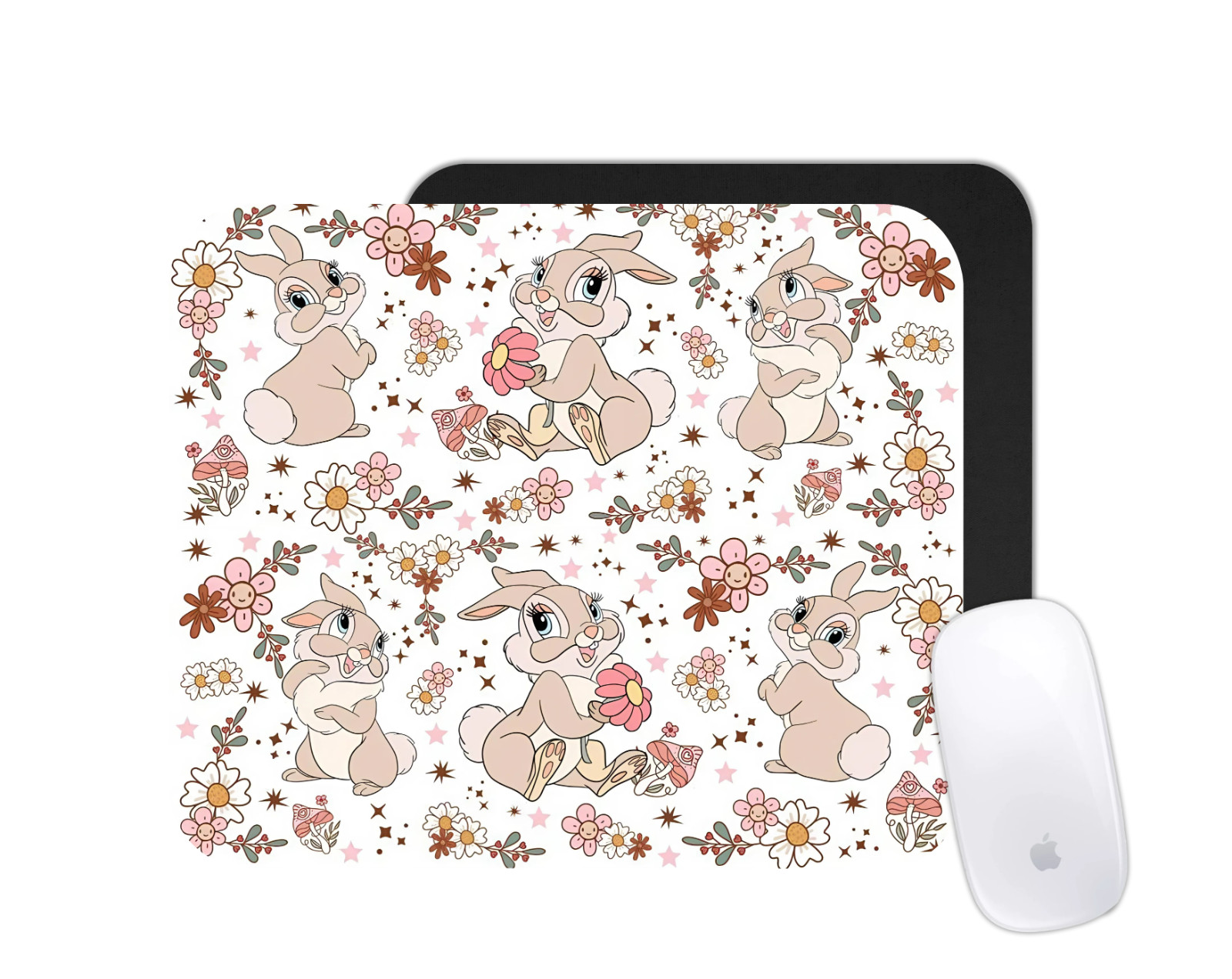 Thumper Mouse Pad | Cute Bunny Cartoon Desk Mat | Custom Nature Gift