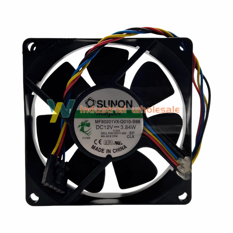 1PC new SUNON MF80201VX-Q010-S99 Fan 12V 3.84W 4wire 5pin FAN MF80201VXQ010S99