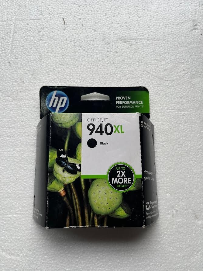 HP 940XL High Yield Black Original Ink Cartridge (C4906AA)