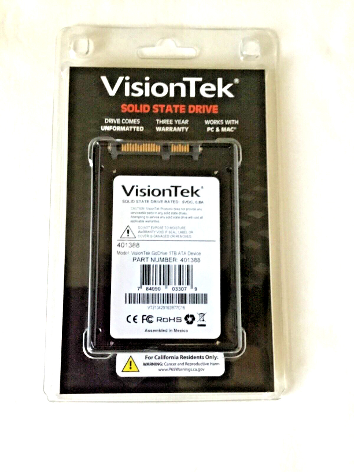Visiontek Go Drive 1 Tb 2.5" 7mm Internal Solid State Drive - Sata 900781 Dell