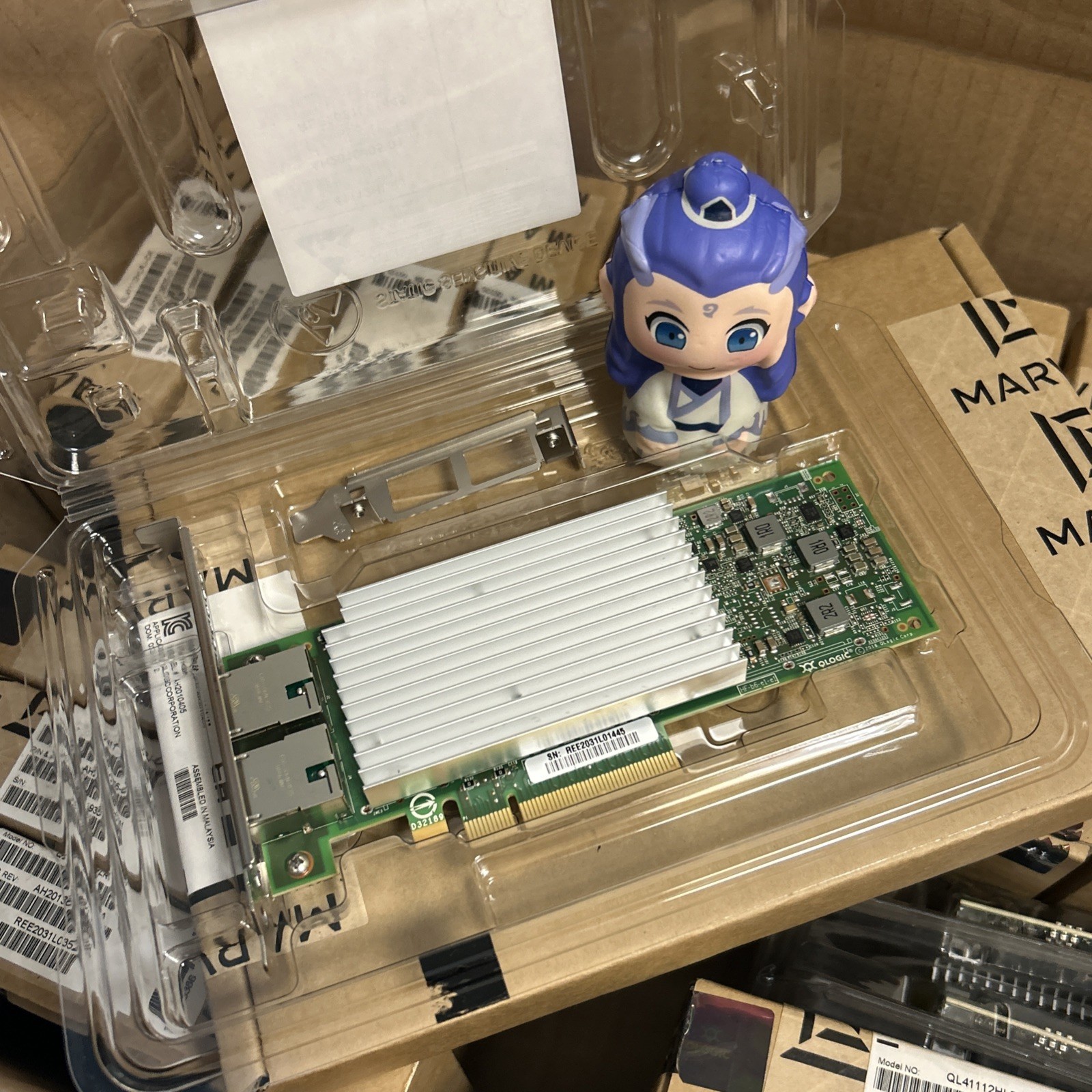 Q-Logic Marvell QL41112HLRJ-CK 10GbE Dual Port RJ-45 CNA Adapter