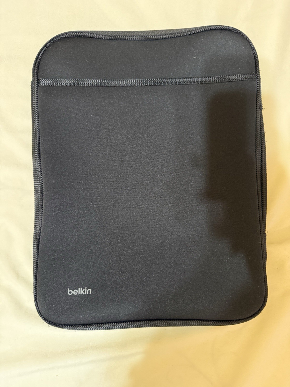 Belkin Black Neoprene Padded Laptop Sleeve Case, Zip-Around Closure Universal