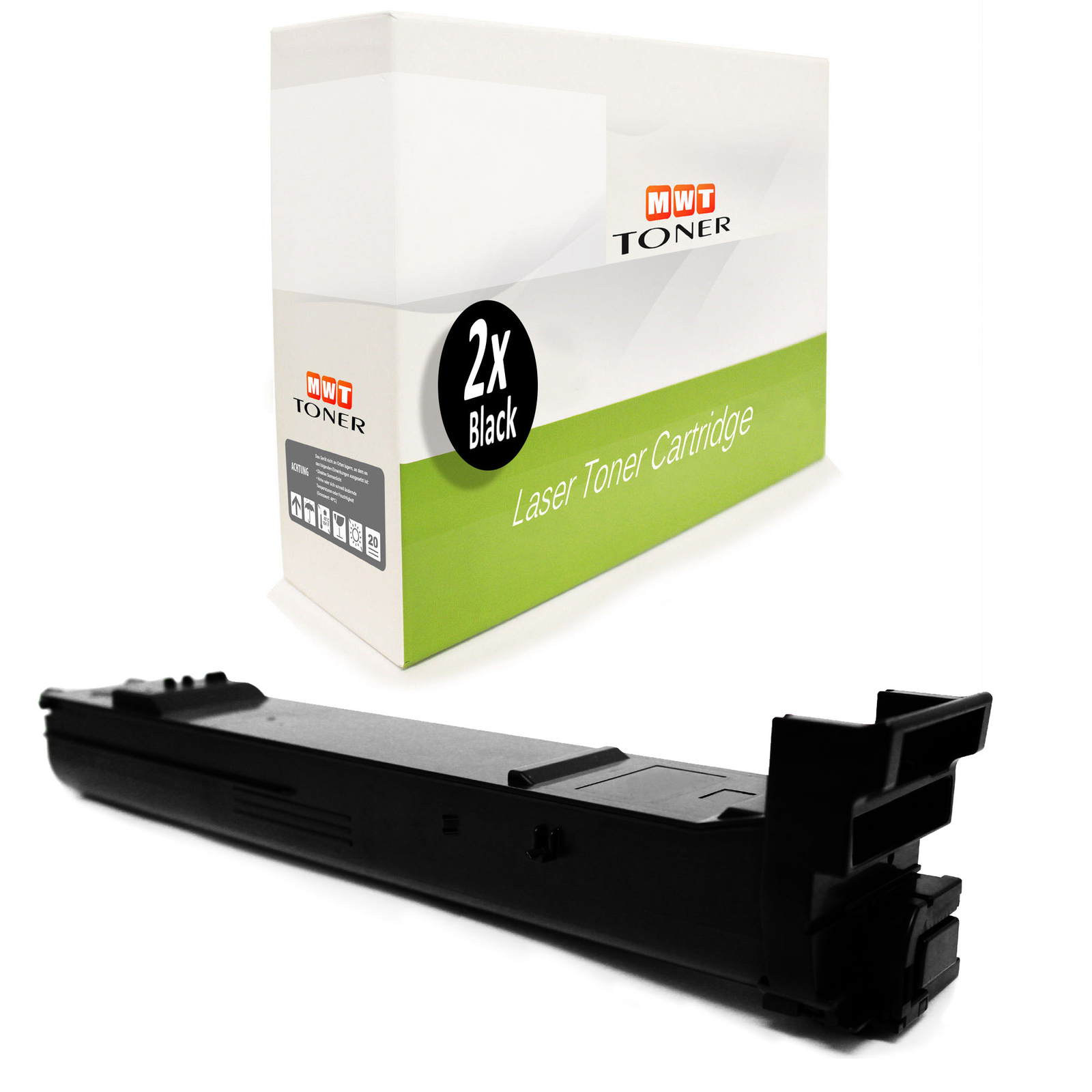 2X MWT Cartridge BLACK Alternative For HP Color LaserJet Managed Mfu M-880-ZM