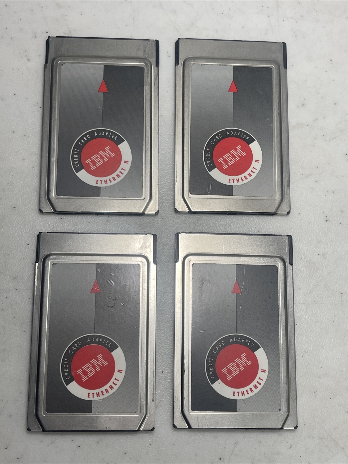 (x4) Lot of IBM 42H4916 Ethernet II Credit Card Adapter PCMCIA