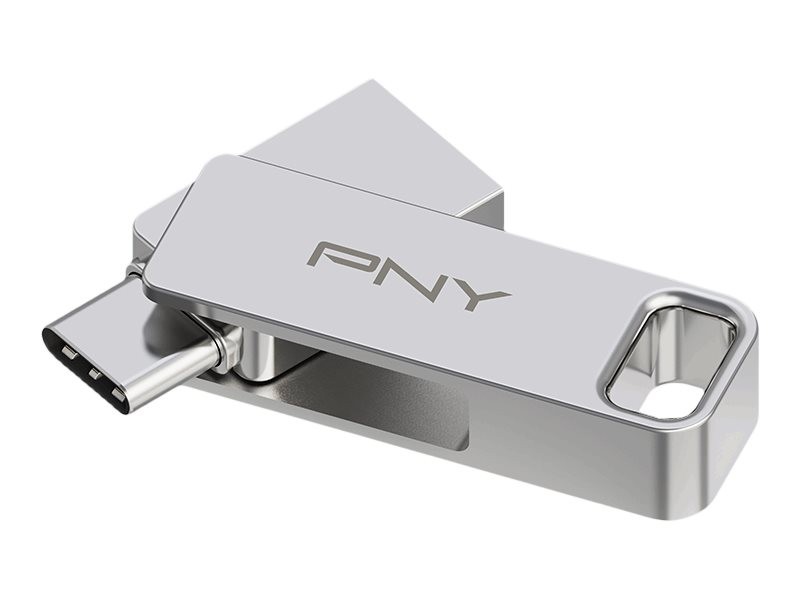PNY Duo Link USB 3.2 Flash Drive Flash Memory P-FDI128DULINKTYC-GE