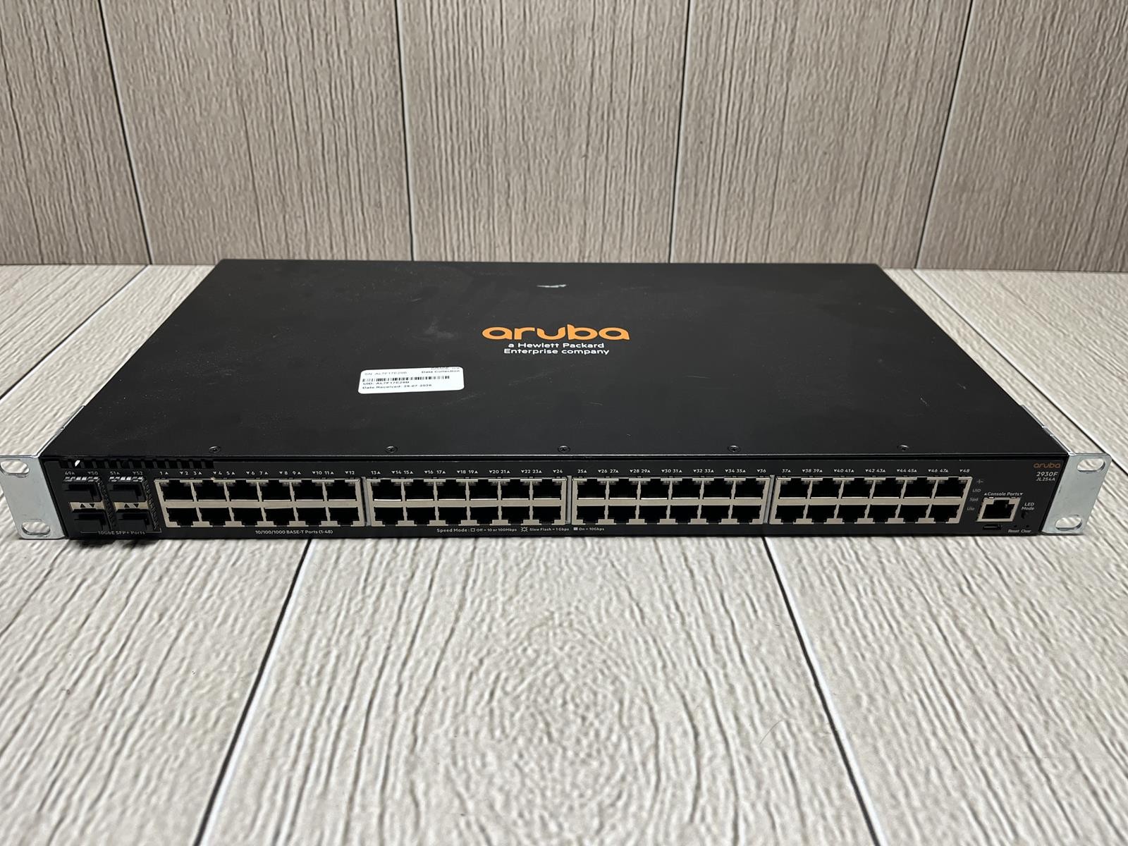 HP Aruba 2930F 48-Port Gigabit Ethernet Managed Switch