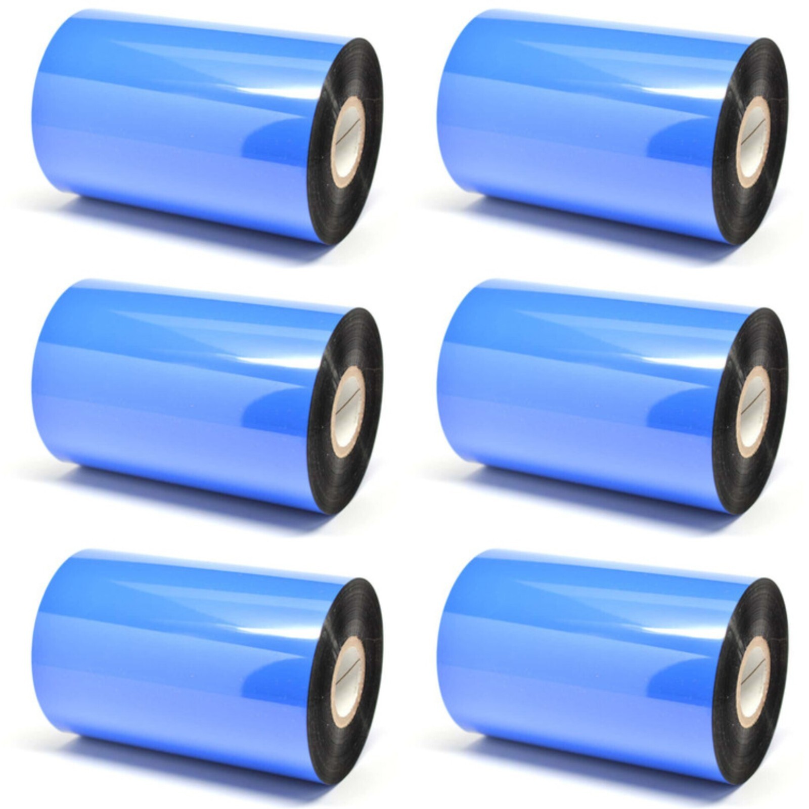 High Quality Thermal Transfer Ribbon 4 Inch X 984 Feet Black 6 Pack