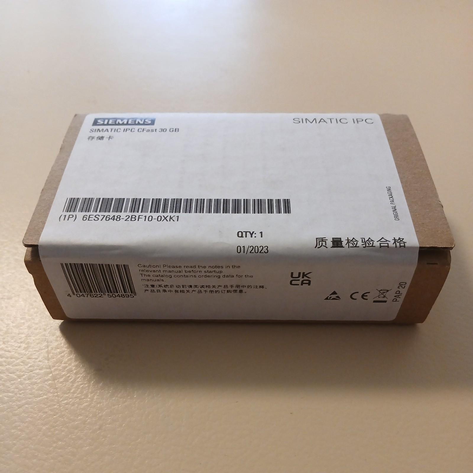 Siemens Simatic IPC CFast 30GB