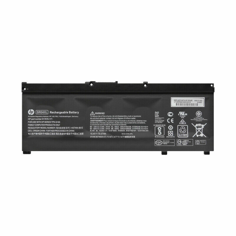 Genuine SR04XL Battery For HSTNN-DB7W HSTNN-IB7Z HSTNN-IB72 TPN-C133 TPN-C134