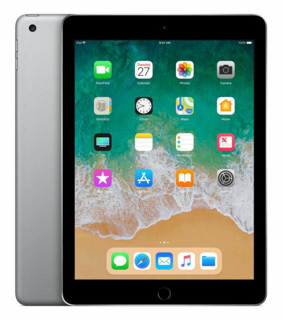Apple iPad 6 2018 (6th Gen) 9.7" Unlocked (WiFi + Cellular) 32GB 128GB Very Good
