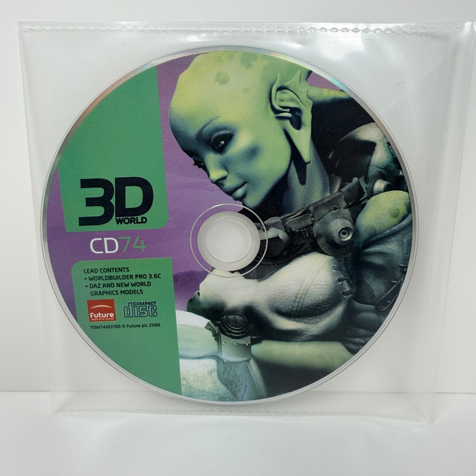 3D World CD74: WorldBuilder Pro 3.6c, DAZ & New World Graphics Models Software