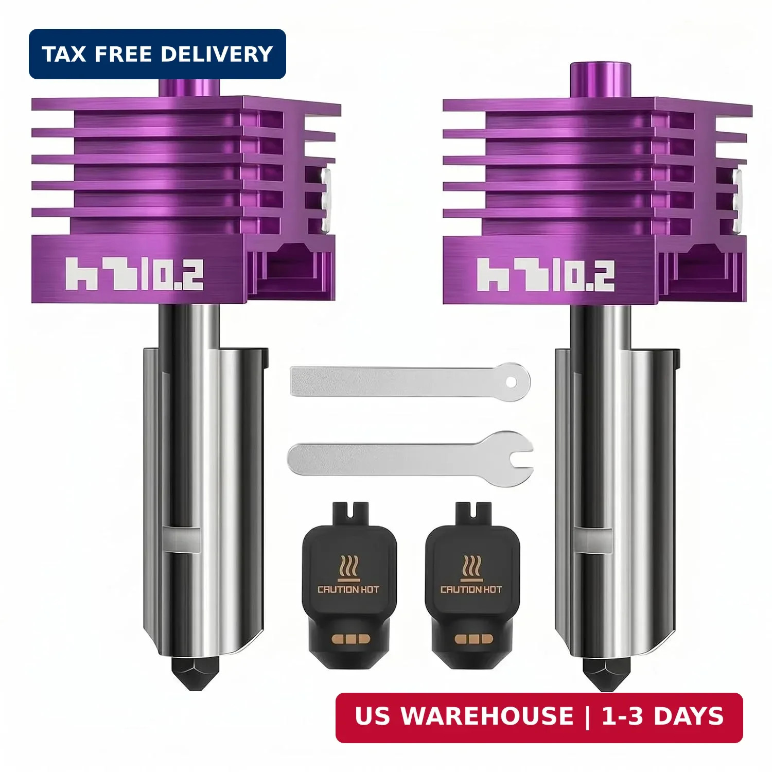 2PCS 0.2MM Hotend Kit for Bambu Lab P2S/H2D/H2C/H2S/X2D/A1/A2L/A1MINI