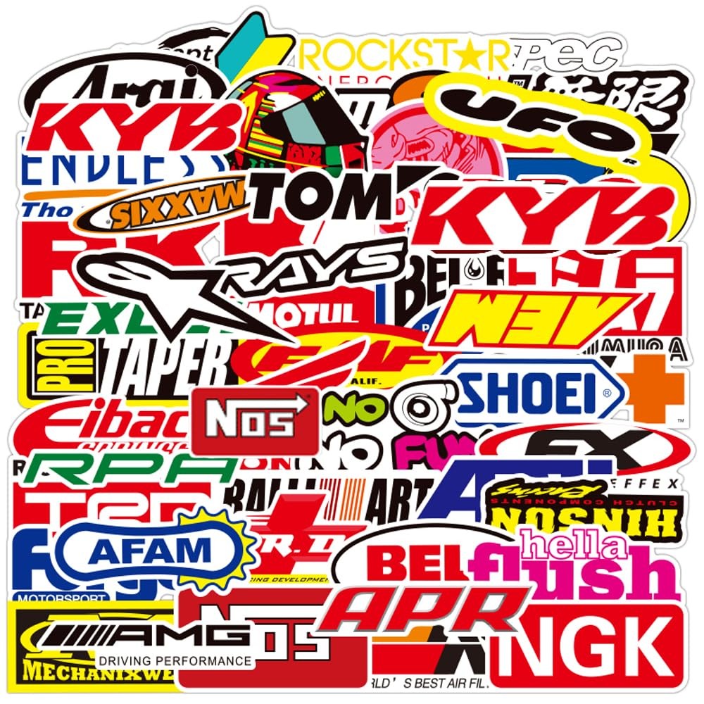100 pcs/Pack Fashion Motocross Motorcycles Dirt Bike Supercross Stickers No... 