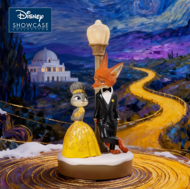 Authentic Disney Zootopia Nick Judy Formal Wear Figurine - Mexican region