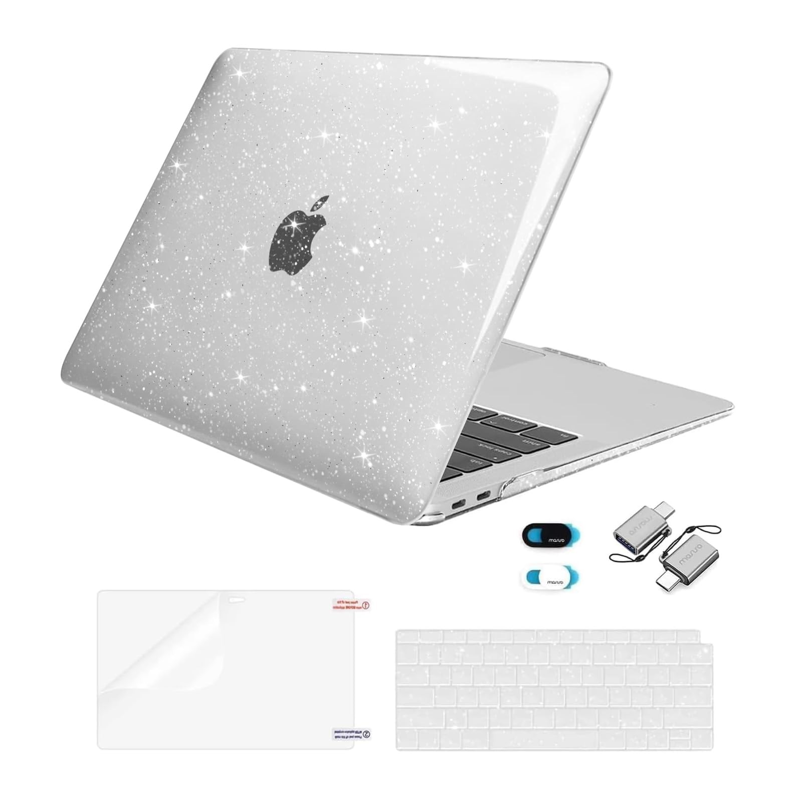 MOSISO Compatible with MacBook Air 13 inch 13 inch, Transparent