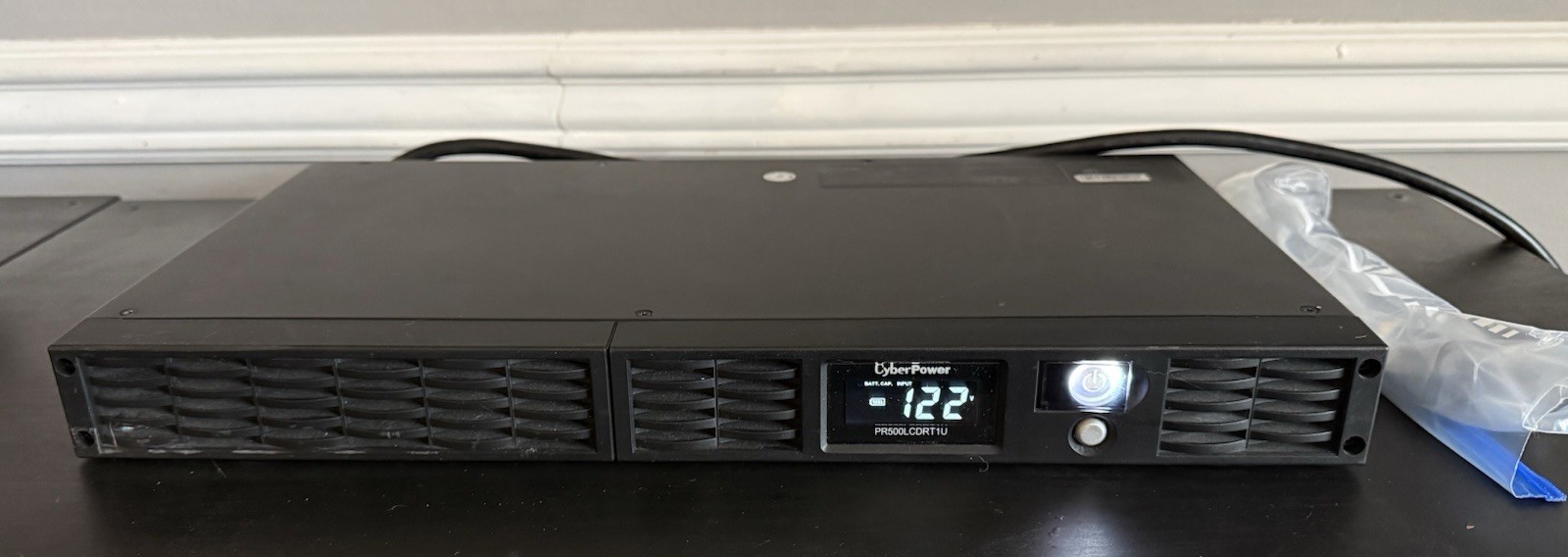 CyberPower PR500LCDRT1U Chassis With Rack Mounts  Smart App UPS 500VA/400W
