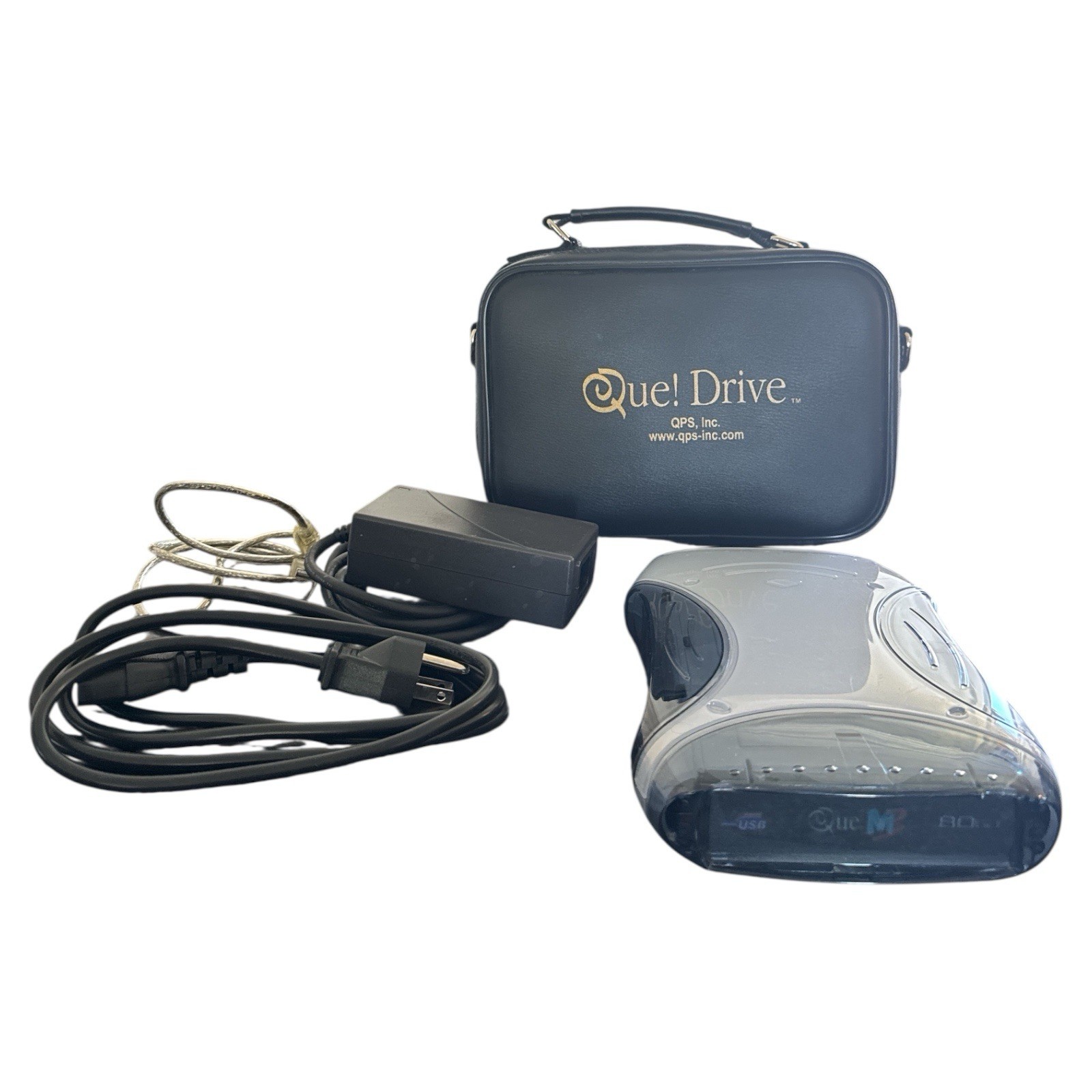 Que Drive QPS-525 CDRW Que M3 Comes With Case & Cords. Very Clean