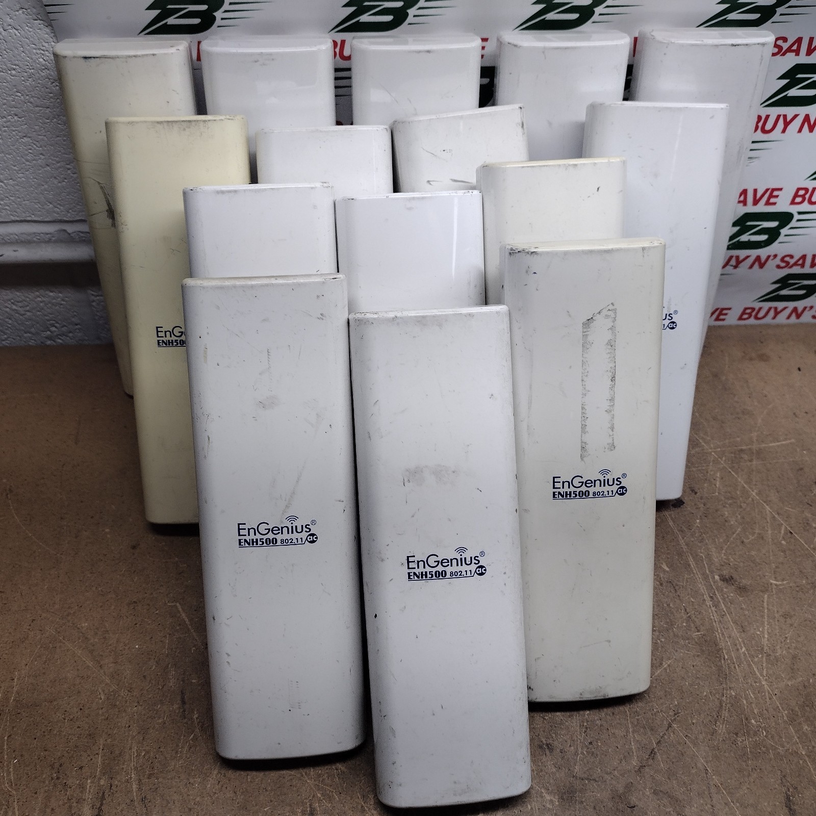 Lot of 15 - EnGenius ENH500v3 802.11 ac 5GHz Outdoor Bridge - No Cables - USED