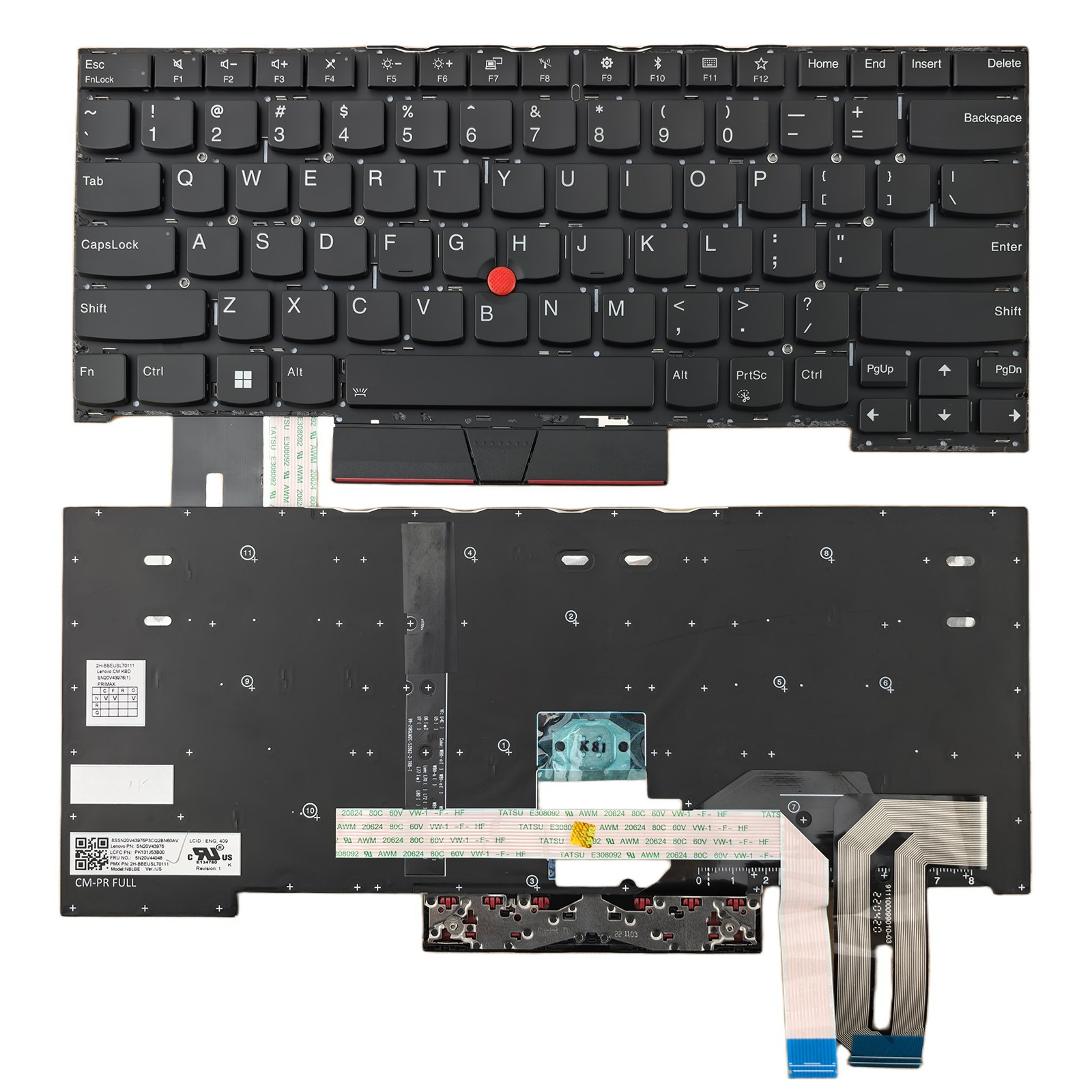 Genuine T490s T495s T14s US Keyboard for ThinkPad X1 Extreme 1st 2nd 3rd P1 Gen1