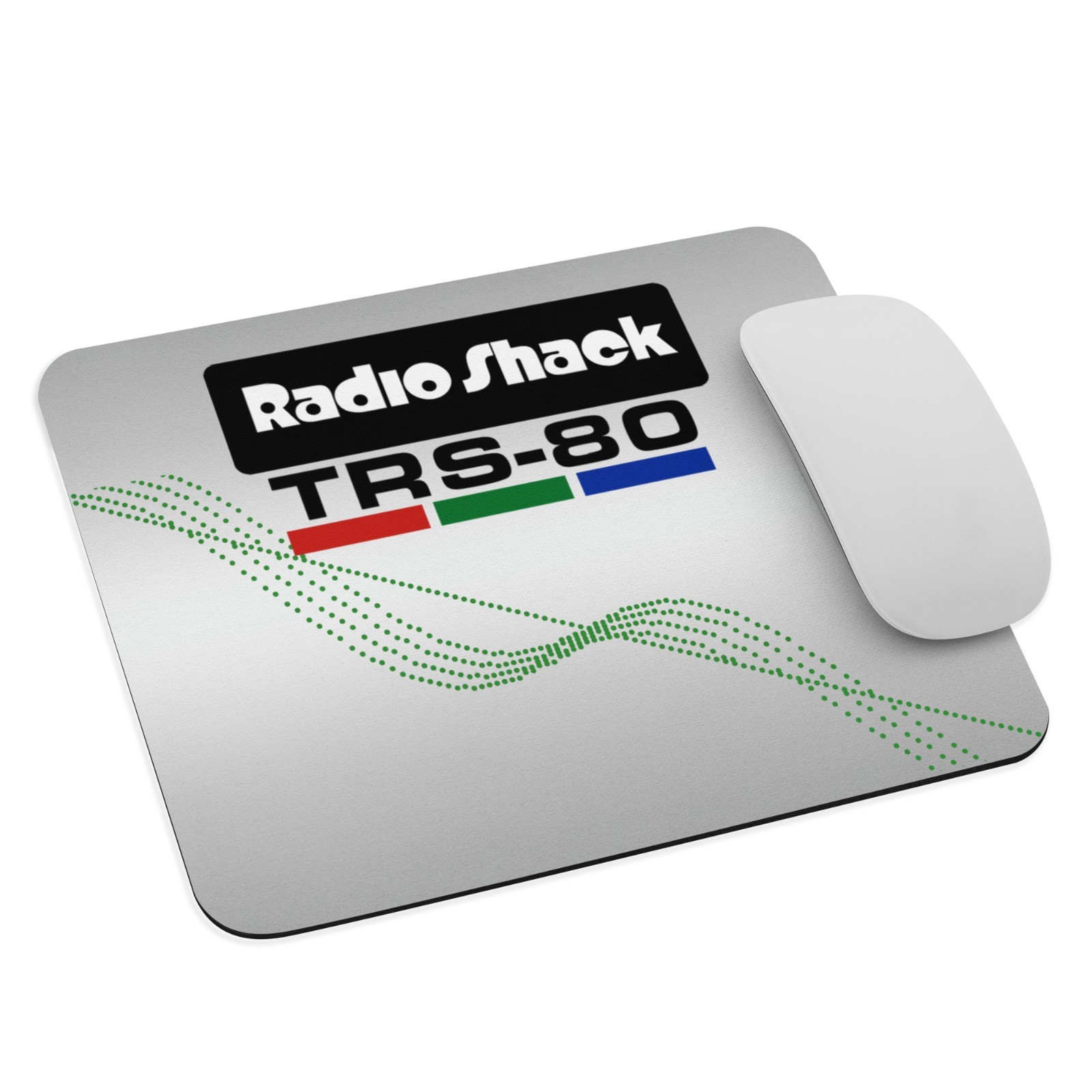 Retro Radio Shack TRS-80 Mouse Pad Vintage Computer Trash-80 Geek Nerd Gift