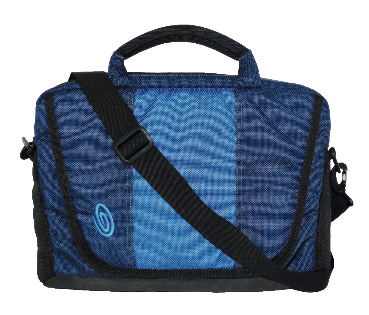 TIMBUK2 Laptop Messenger Bag Blue Black Ballistic Nylon 16" x 12"