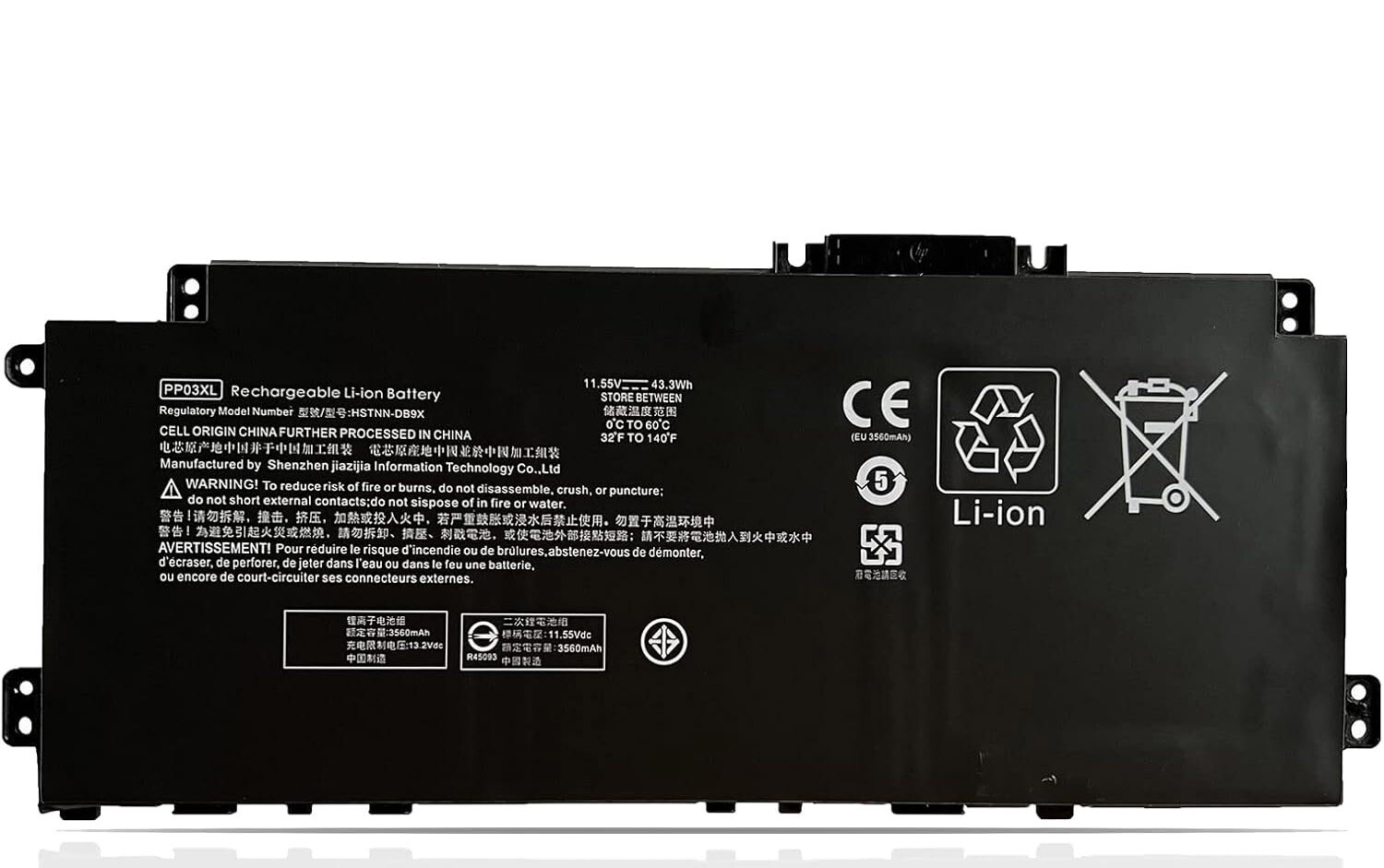 PP03XL Battery for HP Pavilion x360 13-BB series 13-bb0000nc 13-bb0005TU