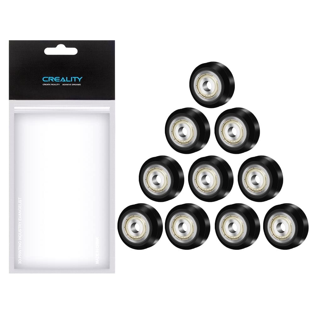Official 3D Printer Ender 3 Wheel, 3D Printer POM Wheel Plastic Pulley 625zz ...
