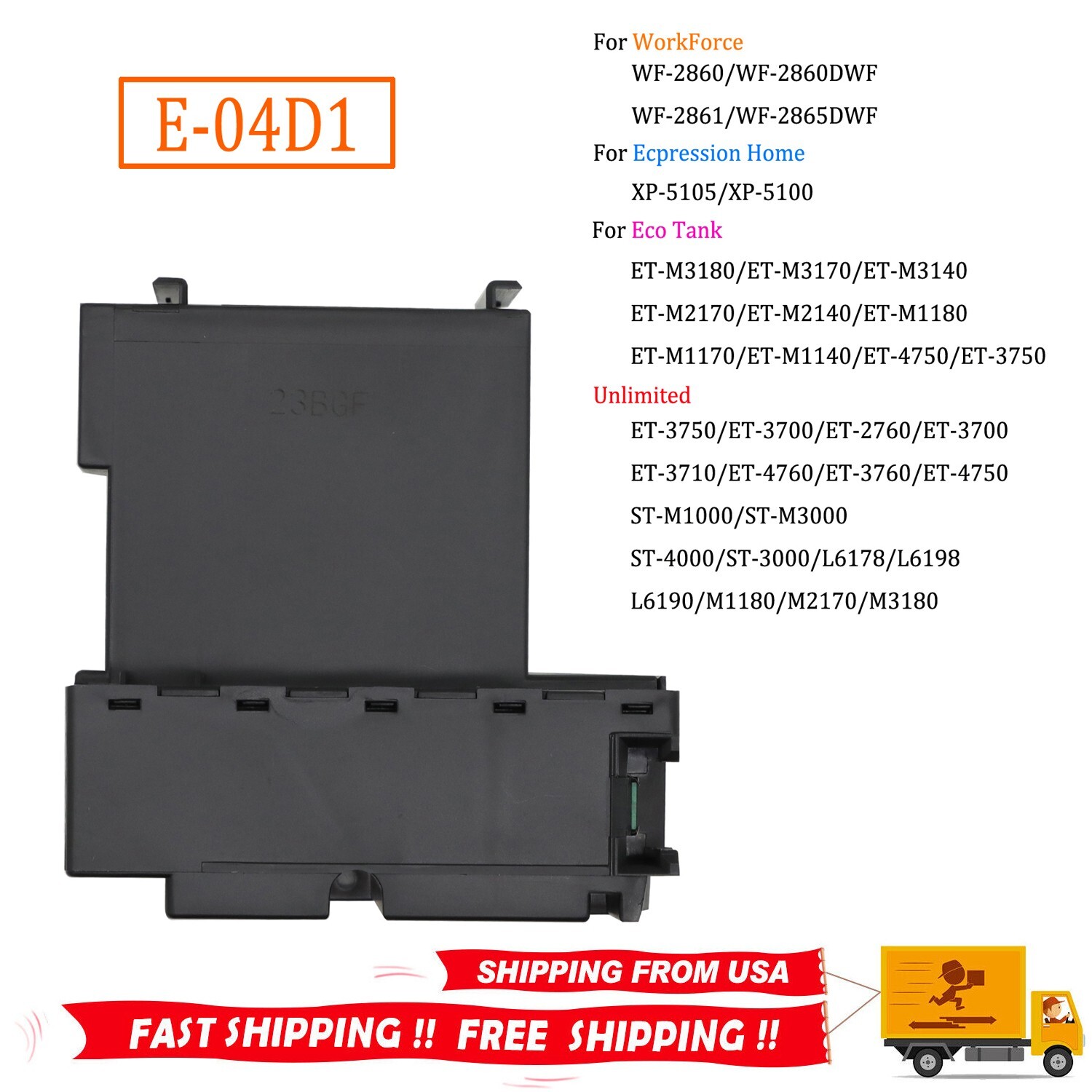 T04D1 Ink Maintenance Box for EPSON L6160 L6168 L6170 L6178 L6190 L6191 L6198