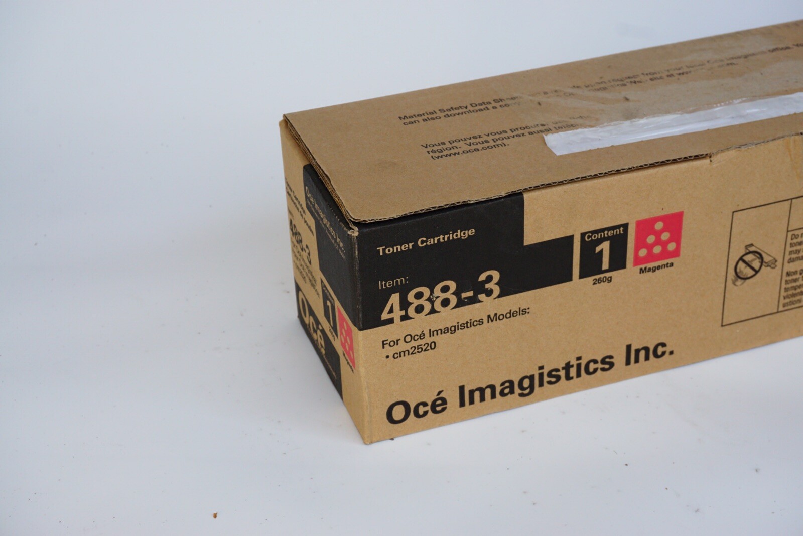 New OEM Oce 488-3 Magenta Toner Cartridge 260g cm2520