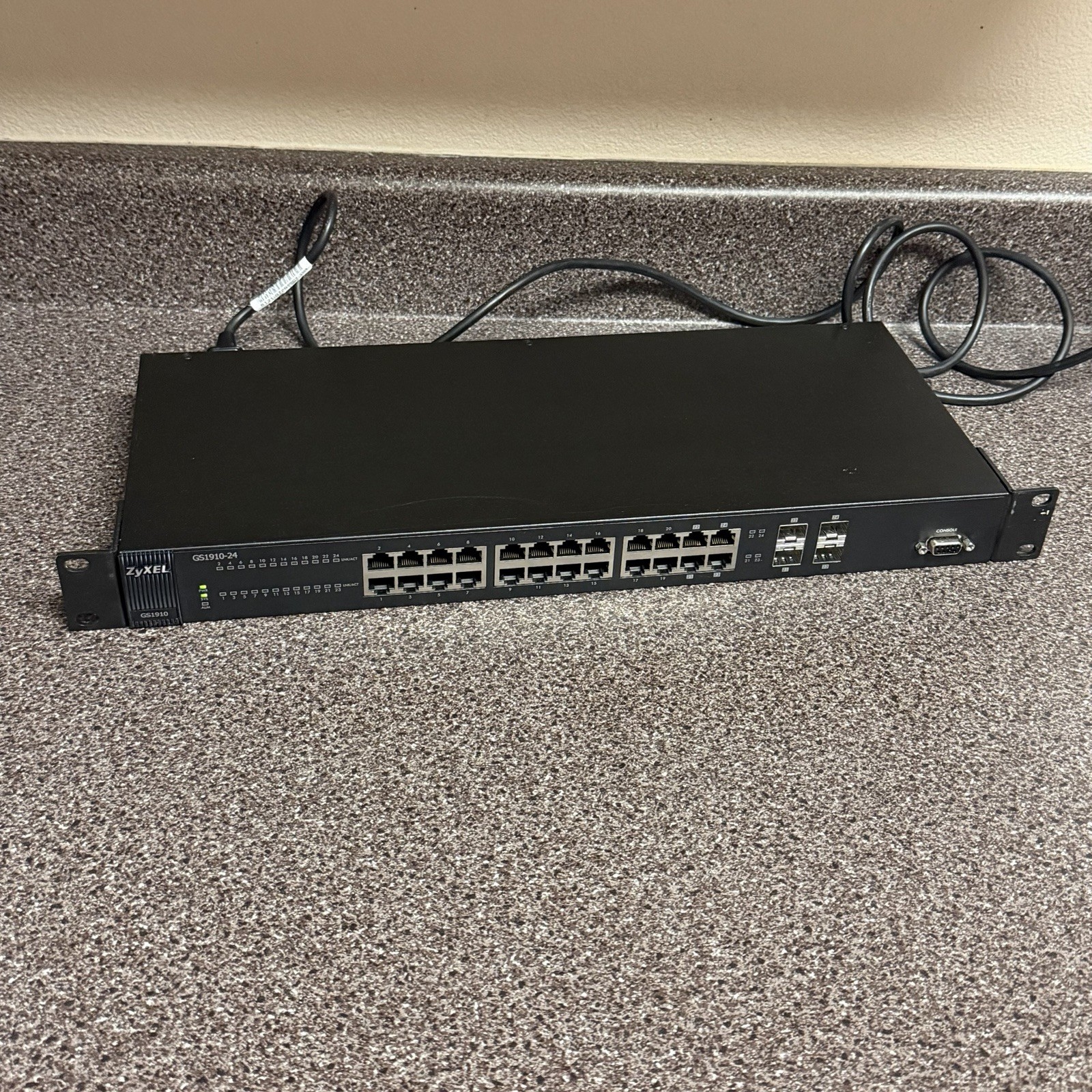 Zyxel GS1910-24 24-Port Gigabit W/Power Cord