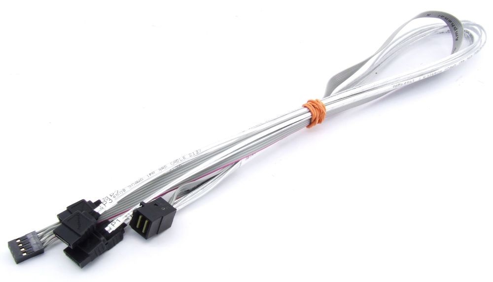 Supermicro CBL-SAST-0631 Mini SAS SFF-8643 > 4x SATA Reverse Breakout Cable 55cm