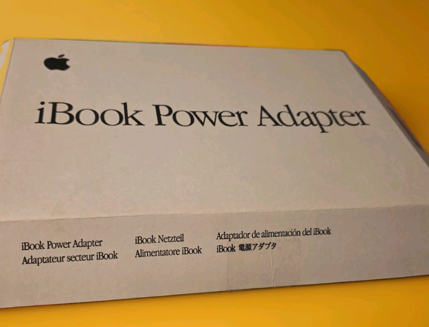 Vintage Apple iBook Power Adapter Box PowerBook G3 Manuals Paperwork ONLY