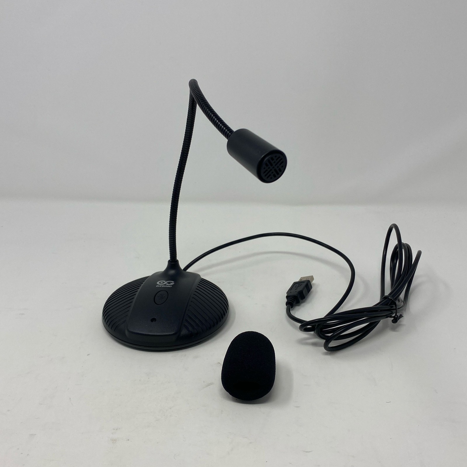 ELEGIANT EGM-03 Gooseneck USB Microphone Black w/ Mute
