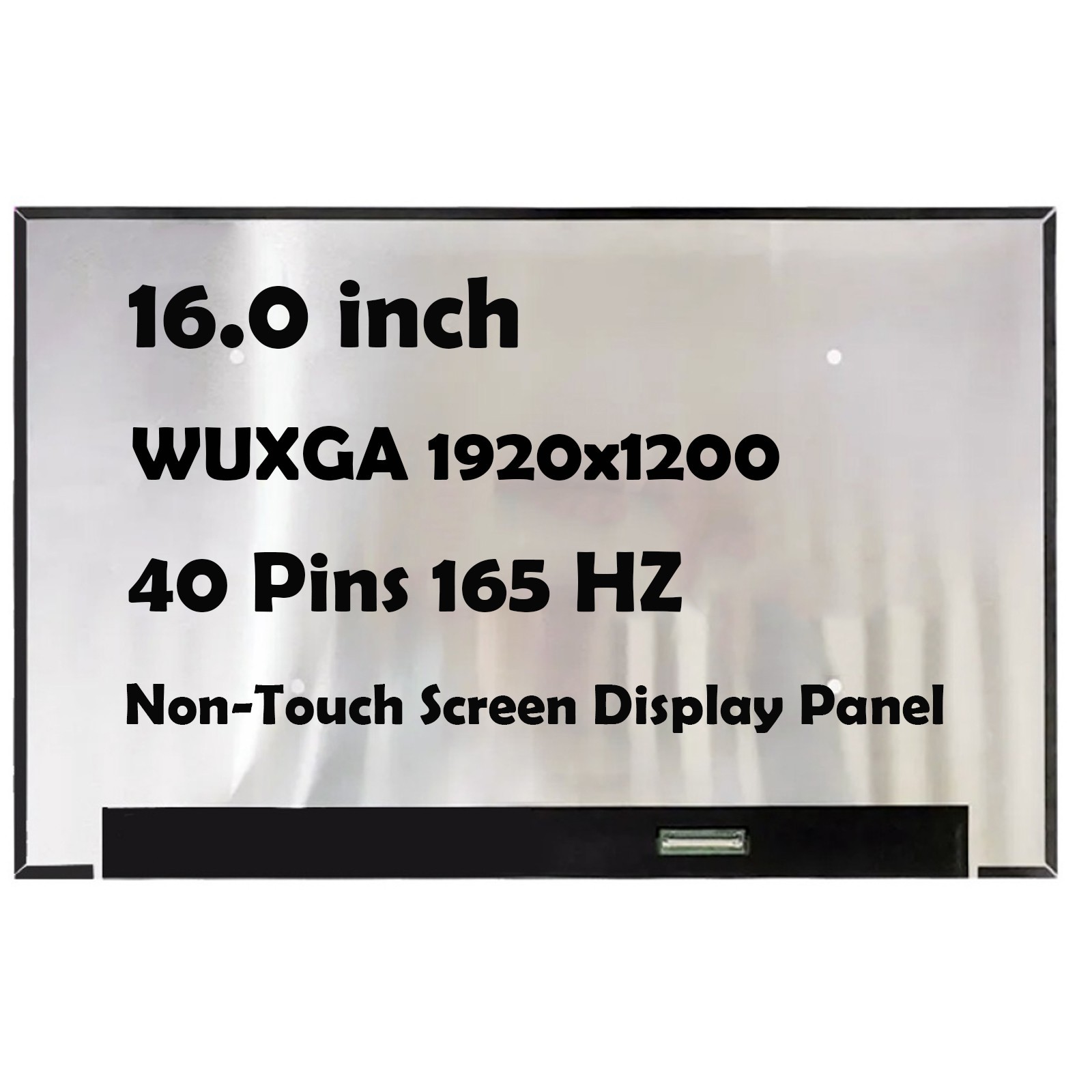 16" 18010-16060300 1920x1200 165Hz 40Pins LCD Non-Touch Screen Display Panel